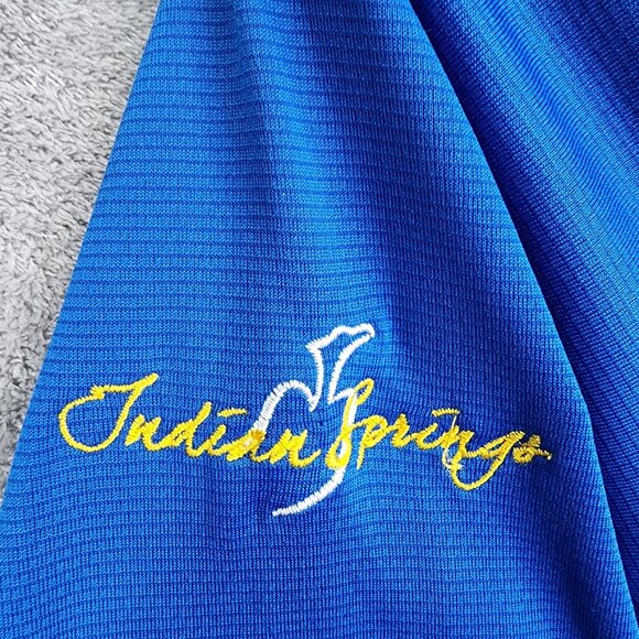 Womens Ping Blue Pullover Golf Shirt 1/4 Zip Long Sleeve Mock Neck Size M - Picture 3 of 10